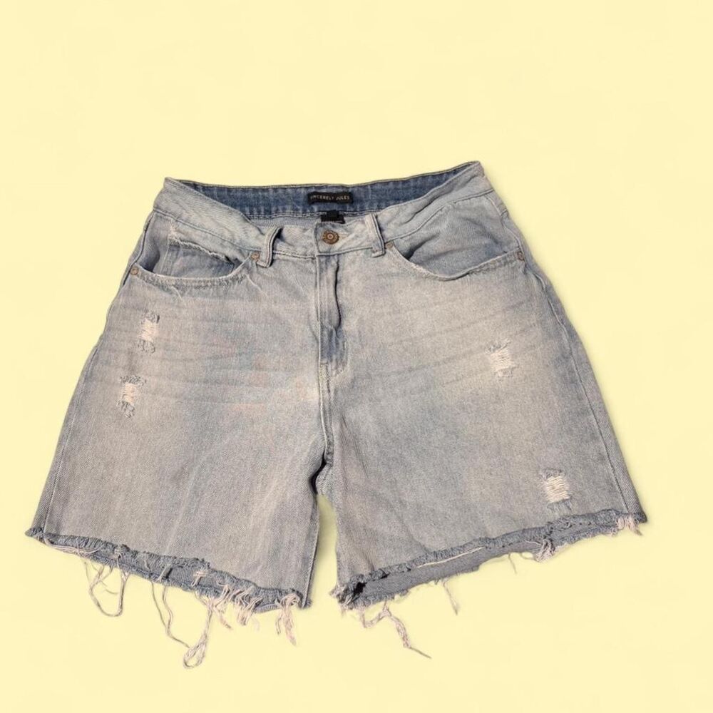 Sincerely Jules Distressed‎ Denim Shorts